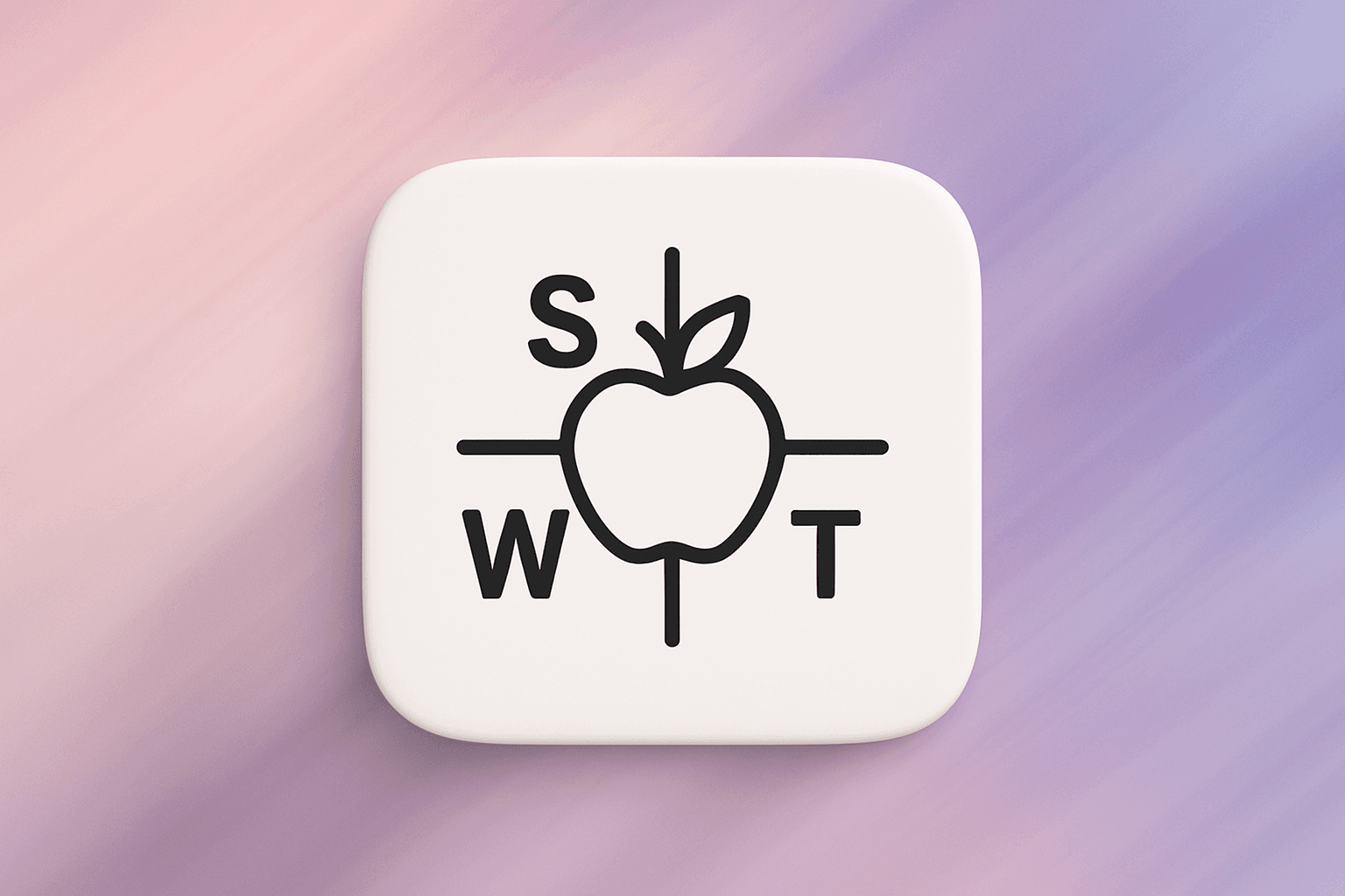 an icon that shows SWOT Analyse Apple.png
