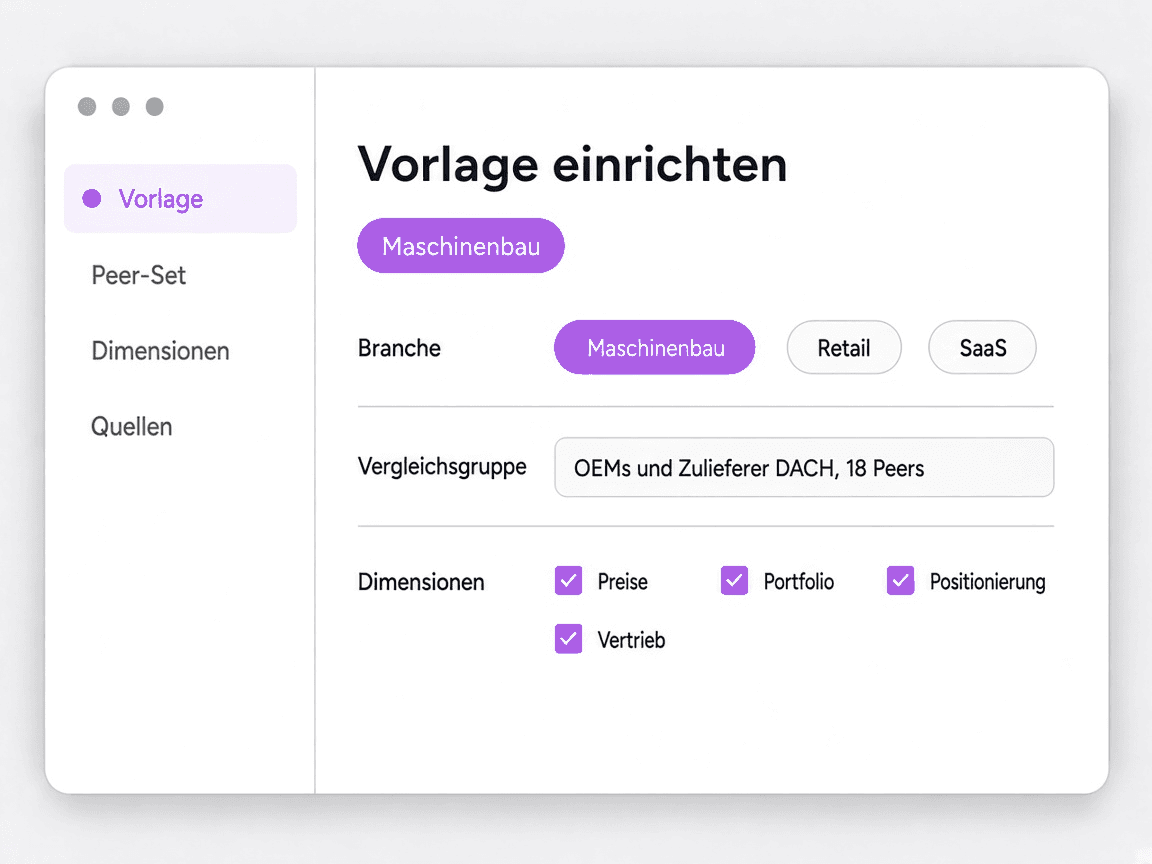 Konkurrenzanalyse Maschinenbau